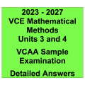2023-2027 VCE Maths Methods Sample Answers